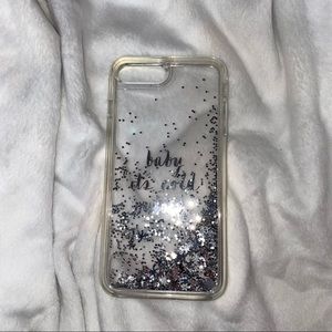 kate spade Glitter iPhone 7 & 8 plus case